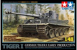 Tamiya 1/48 German Tiger I Early Production 